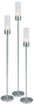 Świeczniki na tea lighty H - 87 cm - 3 sztuki